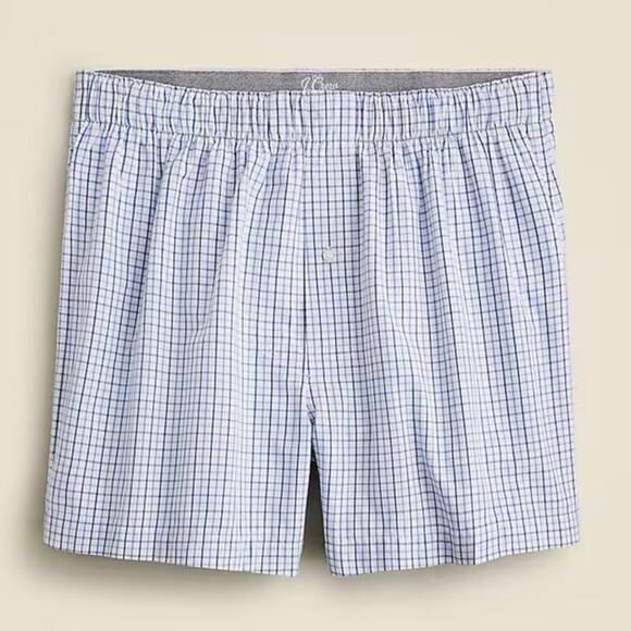 J.Crew Men's Printed Boxers Window Space Blue Size Small NWT - Picture 1 of 5